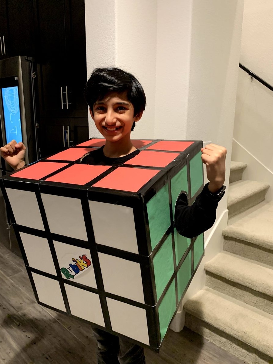 Rubik's Cube Halloween costume